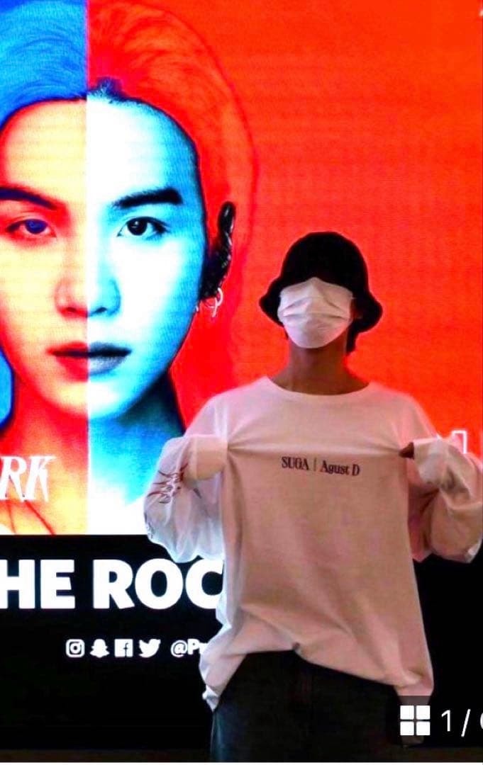 【US限定】SUGA Agust D TOUR D-DAY ロングスリーブシャツ