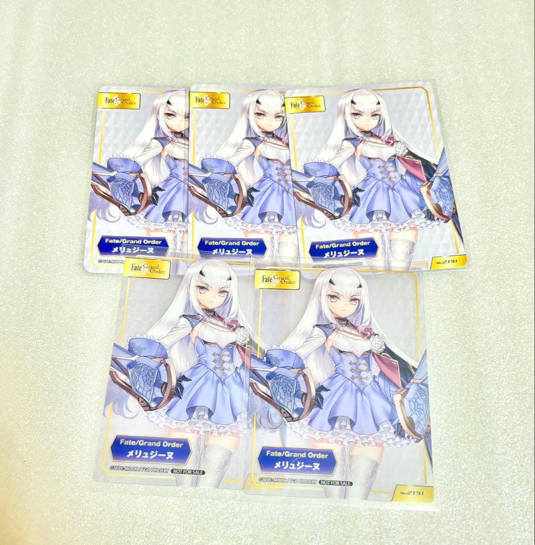fgo TYPE-MOONフェア クリア　ノーマルカードセット　メリュジーヌ