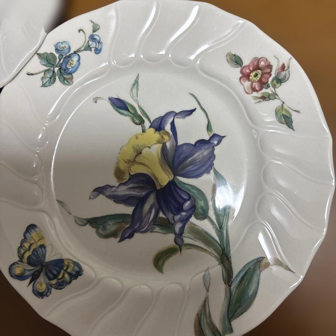 VILLEROY & BOCH 花のプレート5枚