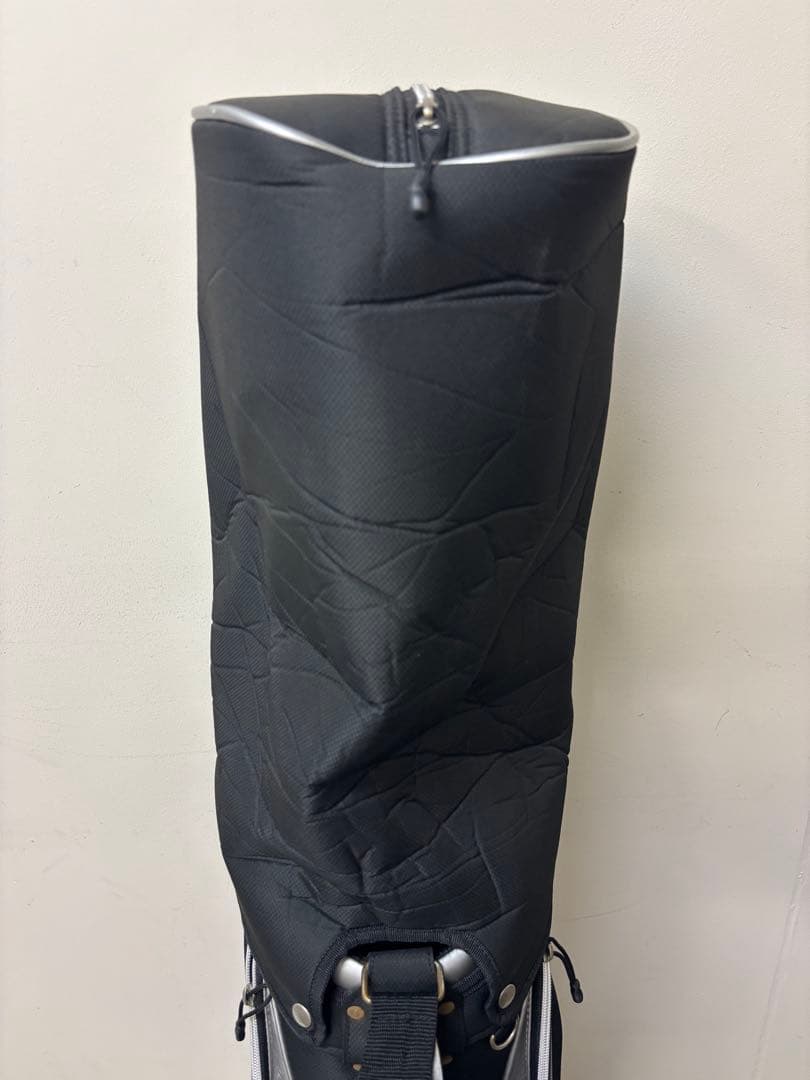 AXEL アクセル キャディバッグ 5分割 ブラック×シルバー 軽量