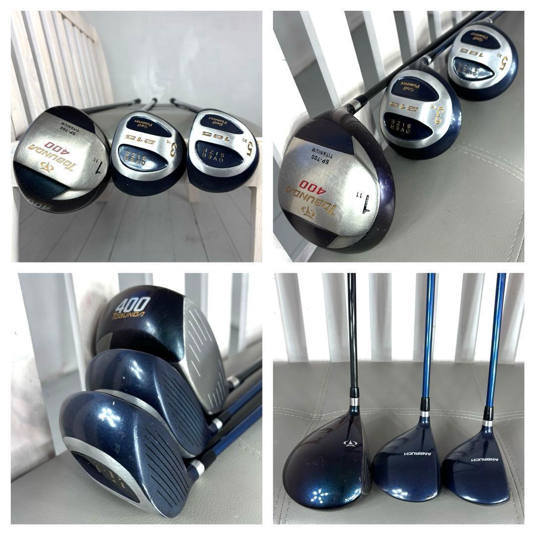 超豪華　美品　キャディバッグ付　メンズゴルフクラブ　フルセット　マルマン