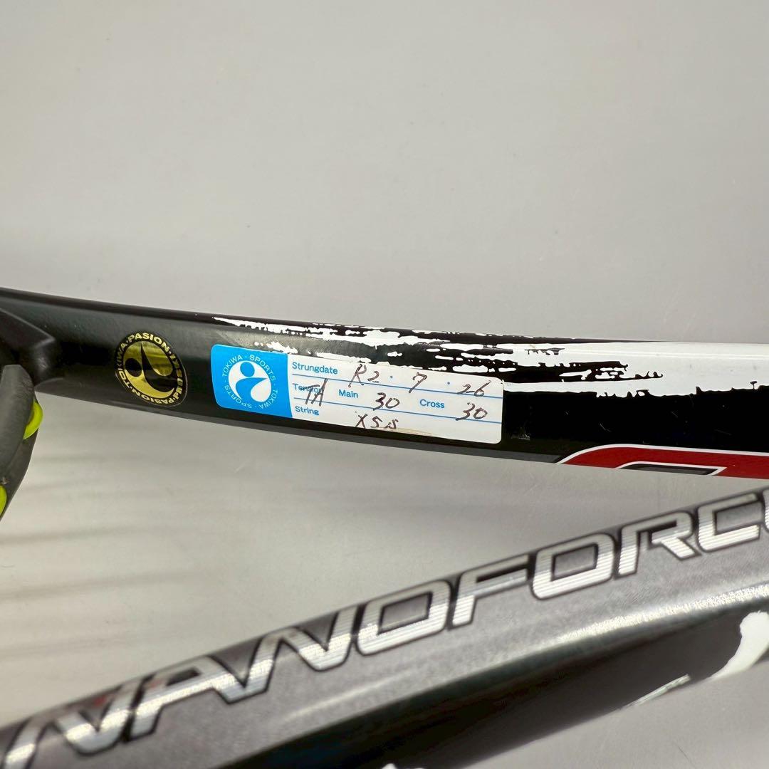 ヨネックス　NANOFORCE 8V REV ナノフォース8Vレブ　UL1 赤黒