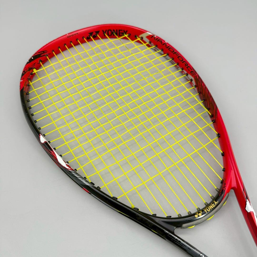 ヨネックス　NANOFORCE 8V REV ナノフォース8Vレブ　UL1 赤黒