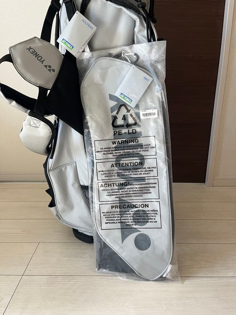 YONEX スタンド付きキャディバッグ グレー